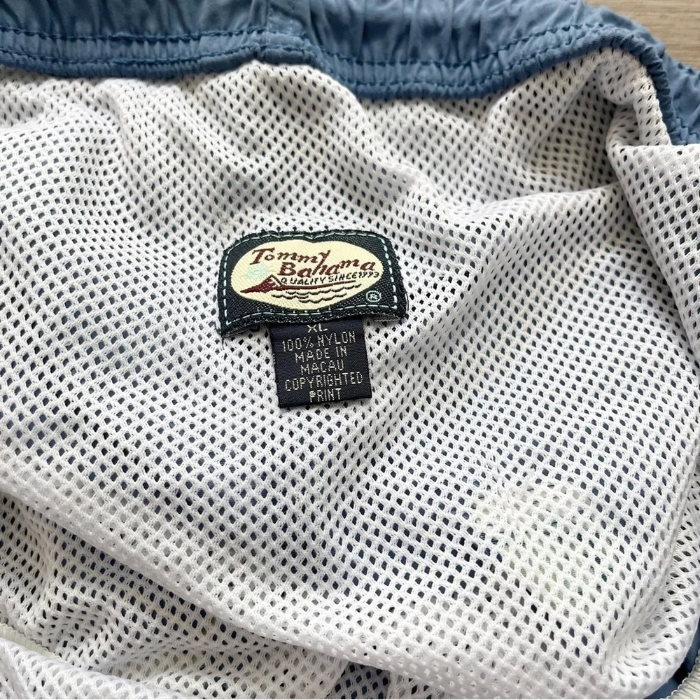 Tommy Bahama Men’s Swim Trunk Shorts Lined Drawstring HulaGirl Cocktails Sz XL